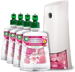 Air Wick Active Fresh ambientador automático flor de cerezo y frambuesa, kit