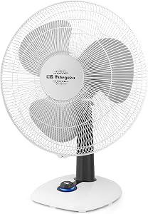 Orbegozo TF 0123 - Ventilador de sobremesa, movimiento oscilante, 2 velocidades