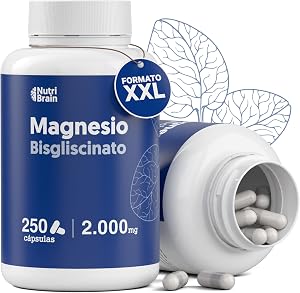 Magnesio Bisglicinato Puro 2000 mg - Dosis XXL | Forma Quelada para Sueño
