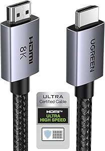 UGREEN Cable HDMI 2.1 8K Cable HDMI Certificado 8K 60Hz 4K 240Hz Ultra Alta