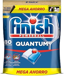 5 Razones para elegir el Finish Powerball Quantum All in 1 Pastillas para el lavavajillas todo en 1, limpieza profunda y brillo superior, 80 pastillas 4 5 Razones para elegir el Finish Powerball Quantum All in 1 Pastillas para el lavavajillas todo en 1, limpieza profunda y brillo superior, 80 pastillas