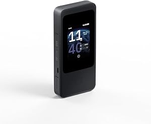 GL.iNet MUDI 7 Router Viaje Wi-Fi 7 5G c/eSIM y Doble SIM, Pantalla 2,8",