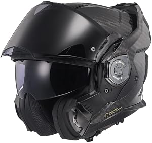 LS2, Casco de moto modular ADVANT X CARBON Gloss Carbon, XXL