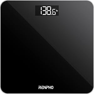 RENPHO Bascula de Baño Digital, Basculas Peso Corporal de Alta Precisión con