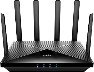 Cudy P5 5G NR Indoor SA NSA WiFi 6 Router, AX3000 Dual SIM 5G Cellular Router,