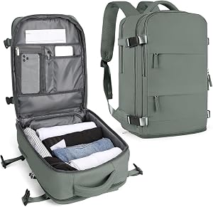 SZLX Mochila Viaje Cabina Avion 40x30x20 Mujer Ryanair Equipaje de Mano