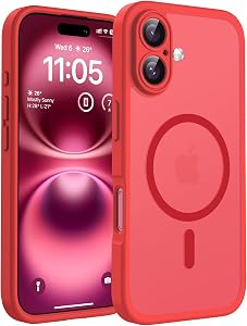 TOCOL Funda para iPhone 16, Funda Magnética para iPhone 16 6,1 Pulgadas