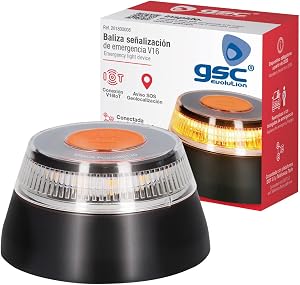 GSC Evolution - Luz de Emergencia V16 con Geolocalización – Baliza Homologada