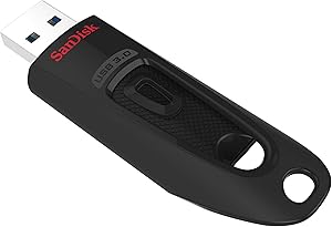 SanDisk Ultra Pendrive 128 GB Memoria Flash USB 3.0 Negro