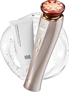 INIA Dispositivo de lifting facial con microcorriente Terapia con luz roja para