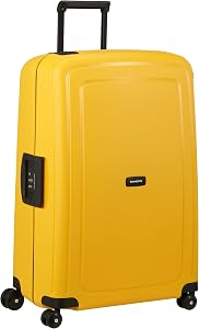 Samsonite S'Cure - Spinner L, Maleta, L 75 cm, 102 L, Amarillo (Citrus)