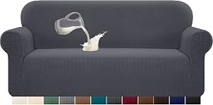 Granbest Funda de sofá elástica en Jacquard de Spandex con Espuma