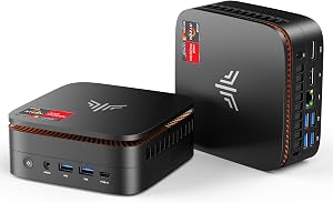 NiPoGi Pinova P1 Mini PC AMD Ryzen R2544 W-11 Pro,16GB DDR4 512GB SSD Mini