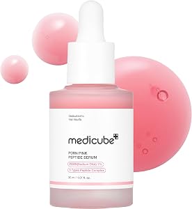 medicube PDRN Pink Peptide Serum – Sérum Facial con PDRN de ADN de Salmón,