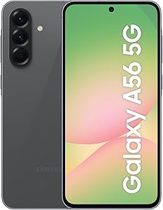 Samsung Galaxy A56 5G 256GB, Teléfono Móvil, 8GB RAM, 50MP Cámara, Negro,