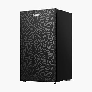 Comfee' 88L Refrigerador Compacto Bajo Encimera, Chill Box, Negro | 1 Puerta,