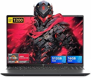ACEMAGIC 16" FHD Ordenador Portátil Ryzen 4300U hasta 3,7 GHz PC Portatil 16GB