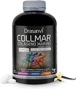 Drasanvi COLLMAR Colágeno Marino Hidrolizado con Ácido Hialurónico, Magnesio,