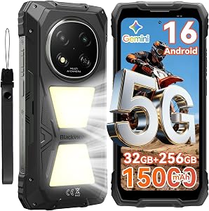 Blackview Rock 2 Pro Movil Irrompible, Android 16 Movil Indestructible 5G