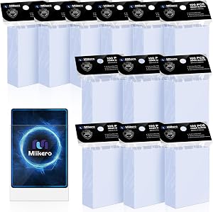 Mlikero 1200 Paquete de Fundas Cartas, Perfect Fit Inner Card Sleeves, Funda