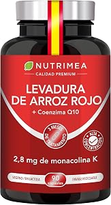 Levadura de Arroz Rojo + 15 mg Coenzima Q10 + 2,8 mg Monacolina K – Apoyo al