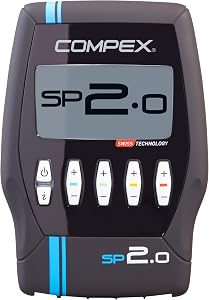 Compex Electroestimulador, Unisex, negro