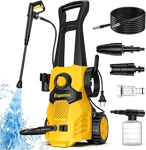 𝟕𝟎% Hidrolimpiadora de Alta Presión, 120 Bar, Caudal de 380 l/h, área de