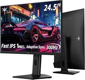KTC Mnotior Gaming 25 Pulgadas | 300Hz | FHD 1080P | Fast IPS Panel | 1ms |