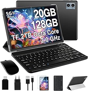 2026 Tablet Gemini AI 10 Pulgadas, Tablets Android , 20GB RAM+128GB ROM/TF 2TB,