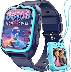 Blackview Smartwatch, 1.75” Reloj Inteligente Niño con GPS Posición, LED