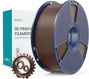 SUNLU PLA Plus 3D Filamento para impresora, filamento PLA+ de 1.75mm, filamento