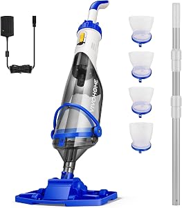 VIVOHOME 70LPM Aspiradora Piscina Inalámbrica Autónoma de 60 Minutos Limpiador