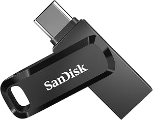 SANDISK Ultra Dual Drive Go, Memoria Flash 128 GB Negro