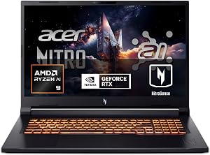 Acer Nitro V 17 AI Copilot+ PC ANV17-61, Ordenador Portátil Gaming 17.3", Full