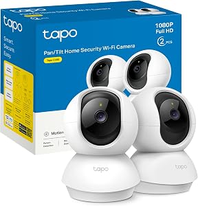 Tapo C200P2 - Cámara de Vigilancia WiFi Interior 360º, 1080p, Detección IA |