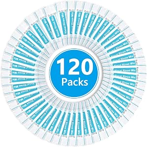 URAQT Sal Lavado Nasal, 120pcs Suero Fisiologico para Alivio Congestión Nasal y