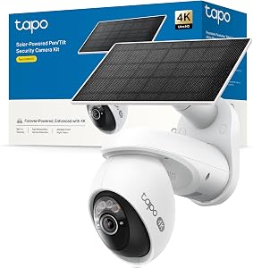 Tapo C660 Kit - 4K 8MP WiFi Security Camera with Solar Panel, 360° View, X18