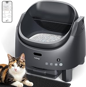 FEELNEEDY Arenero Gatos Autolimpiable | Sistema de Neutralización de Olores