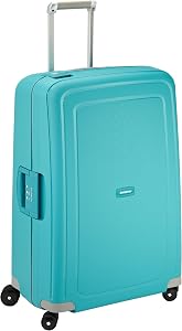 Samsonite S'Cure - Spinner L Maleta, L 75 cm, 102 L, Azul (Aqua Blue)