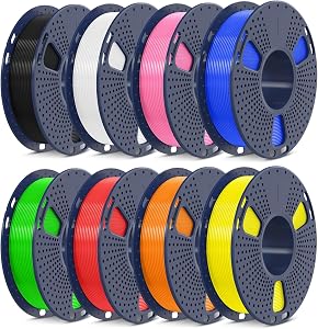 SUNLU 250g*8 Filamento PLA Alta Velocidad 1.75mm, Filamentos PLA de Impresora