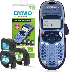 DYMO LetraTag LT-100H Kit de iniciaciónde etiquetadora | Impresora de etiquetas