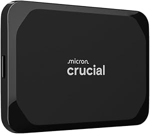 Crucial X9 SSD 4TB Portátil, hasta 1050MB/s, Compatible con PC, Mac,