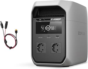 EF ECOFLOW DELTA 3 Classic Estación de Energía Portátil con cable XT60i,