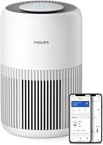 Philips 900 Purificador de Aire HEPA, 65 m², Ultrasilencioso 20dB*, Blanco