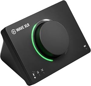 Elgato Wave XLR MK.2, interfaz de audio USB | Mezclador DSP para XLR, 80 dB de