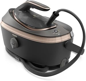 Philips 8000 Centro de Planchado OptimalTEMP, 9 bares, 1,4L, Gris | Golpe de