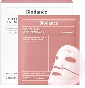 BIODANCE Bio-Collagen Real Deep Mask - Mascarilla Nocturna Hidratante, Minimiza