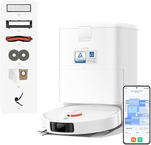 XIAOMI H50 Pro Robot Aspirador con Fregado, 15000Pa, Brazo Extensible