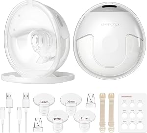 KISSBOBO K5 Sacaleches electricos doble,19 niveles 4 modos,280mmHg fuerte
