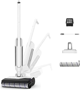 Rowenta X-Clean 10, Aspiradora Fregona Eléctrica Sin Cable, Filtro Extra